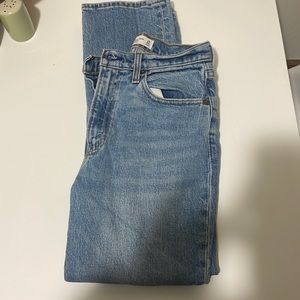 Abercrombie & fitch 90’ straight ultra high rise 25/XS